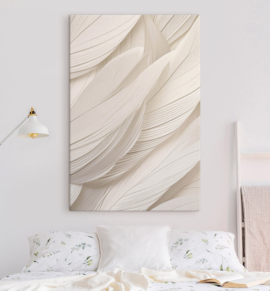 Folhas claras com nervuras — interior 1