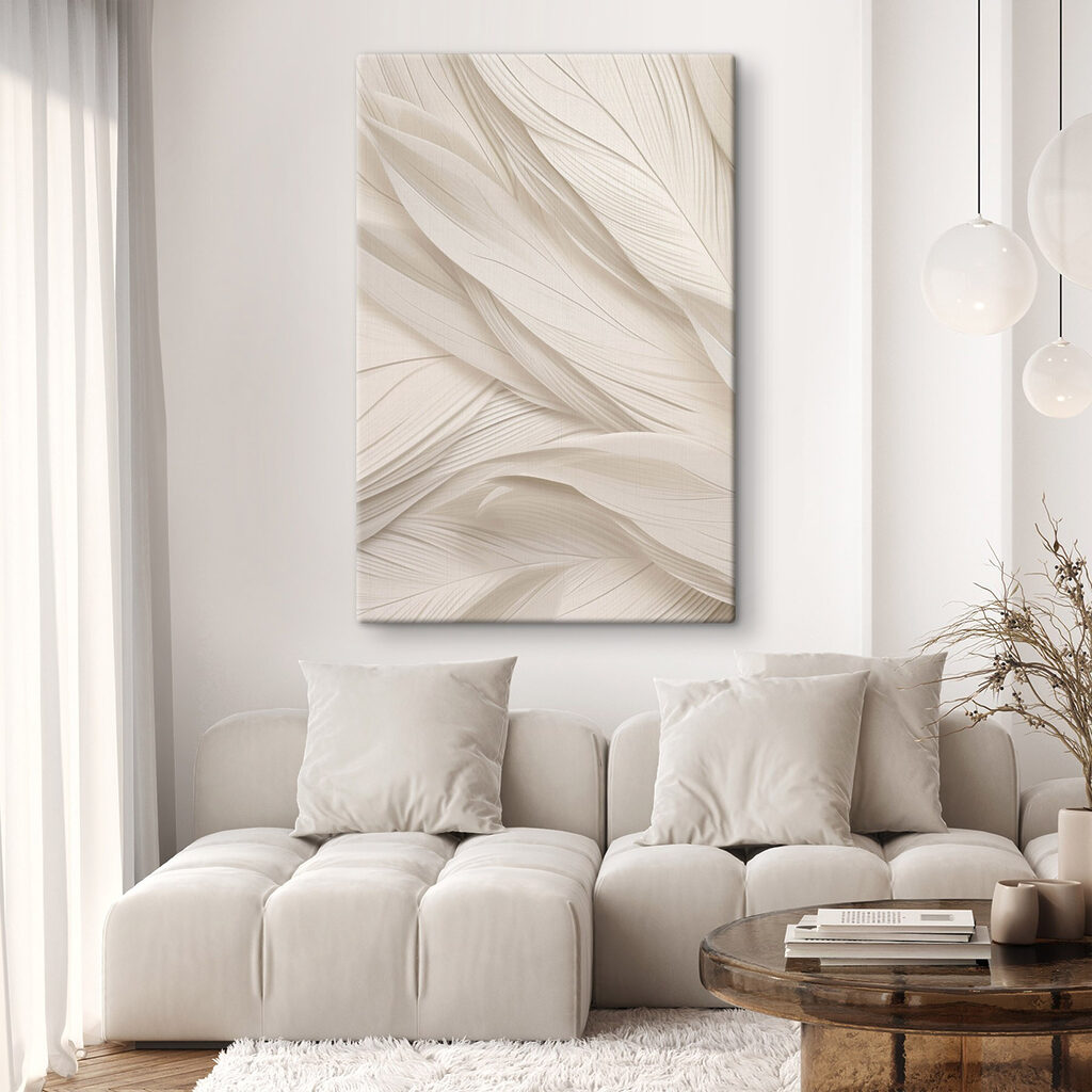 Pregas de folhas diagonais — interior 1