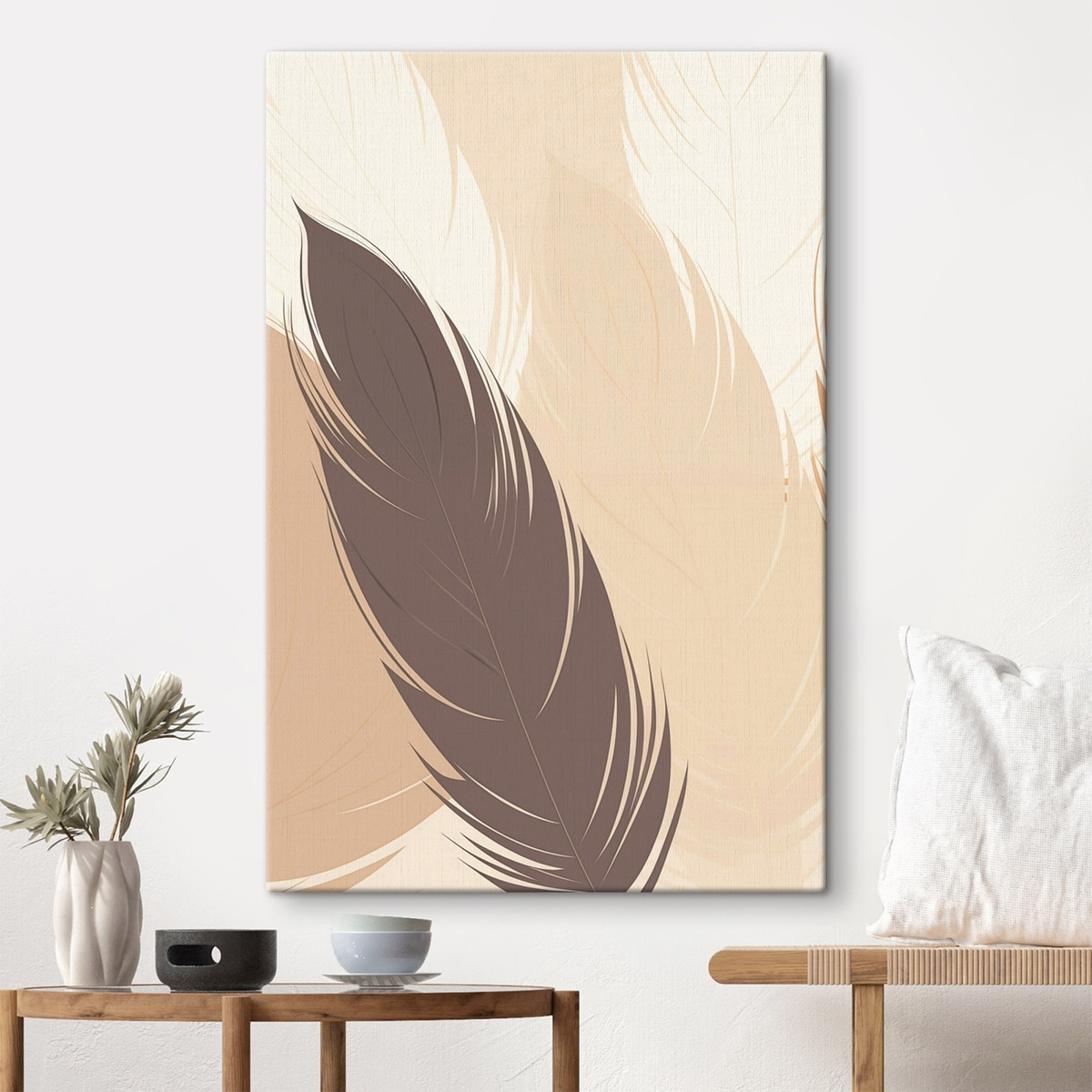 Penas abstratas minimalistas — interior 1