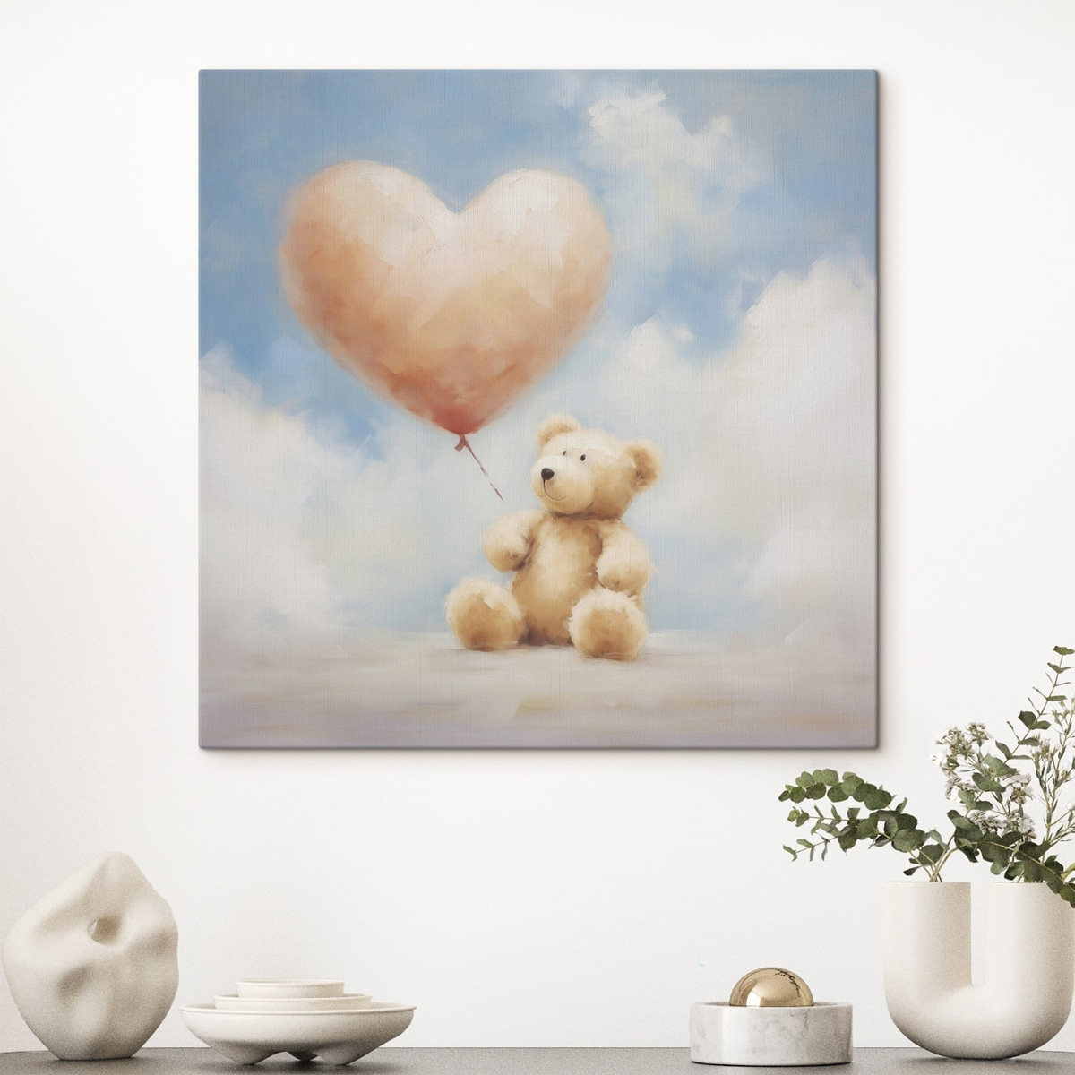 Urso com coração — interior 2