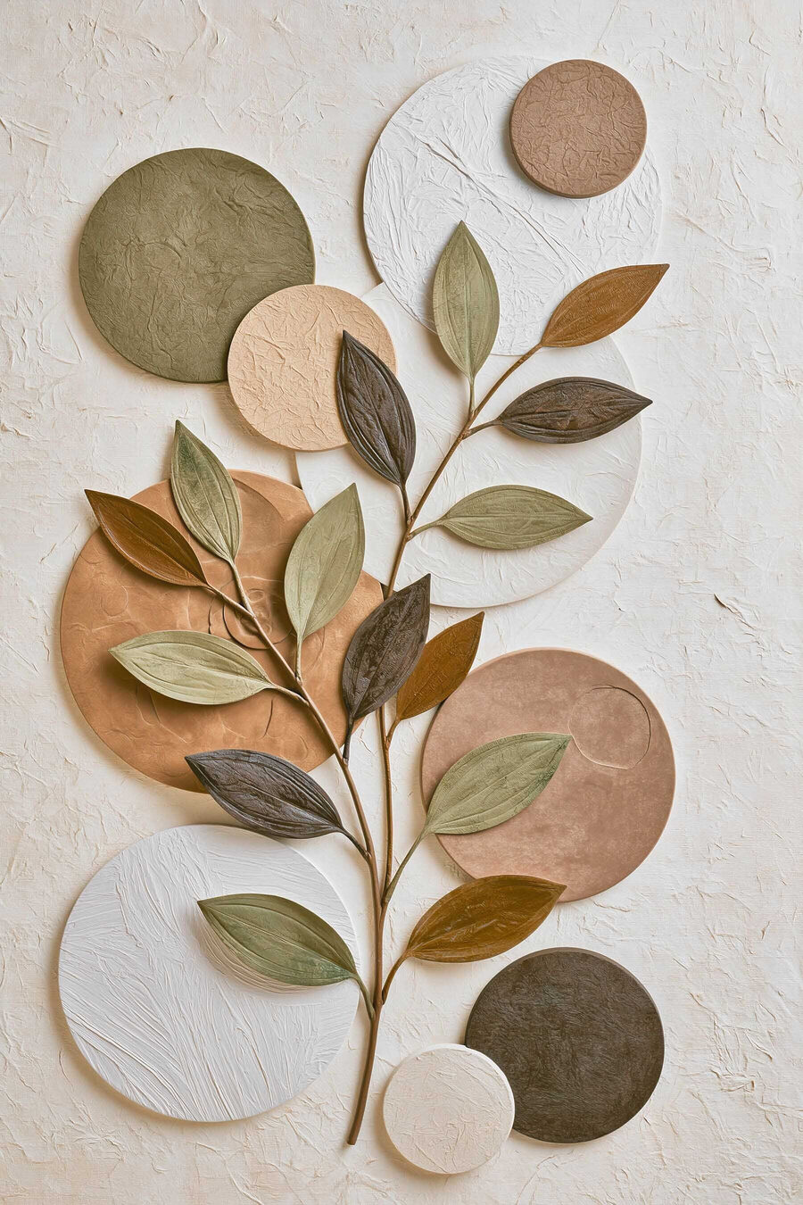 Ramo com círculos suaves — design completo