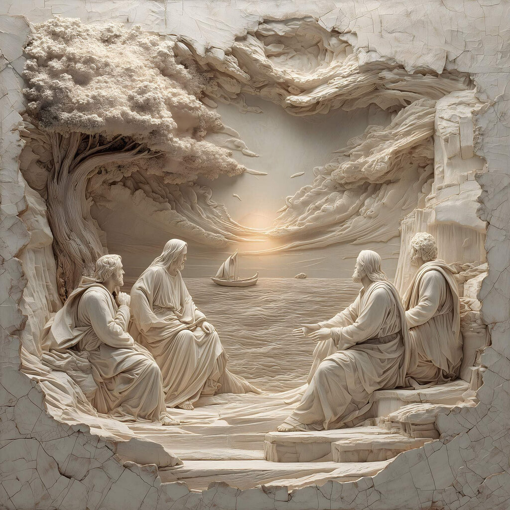 Figuras junto à luz — design completo
