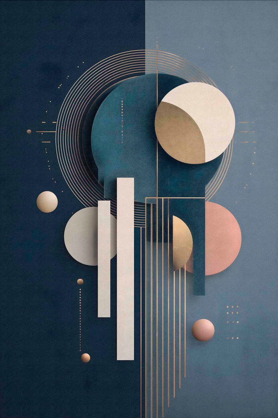 Composição geométrica — design completo