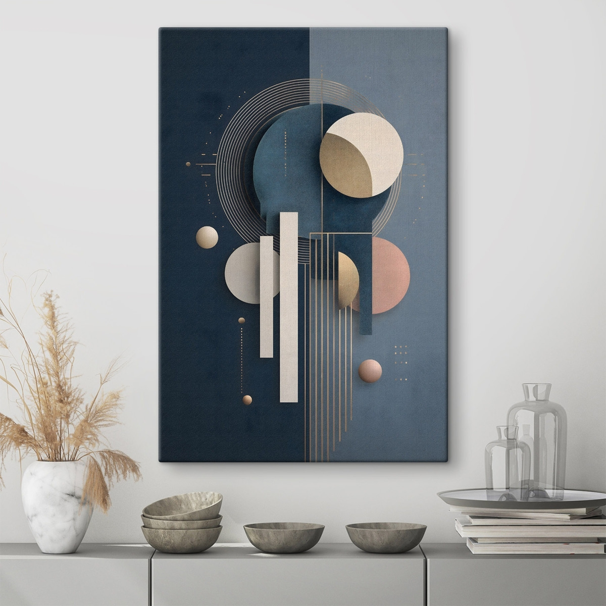 Composição geométrica — interior 1
