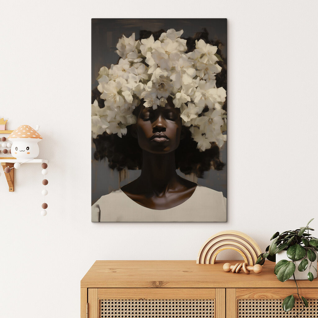 Coroa de flores brancas — interior 2