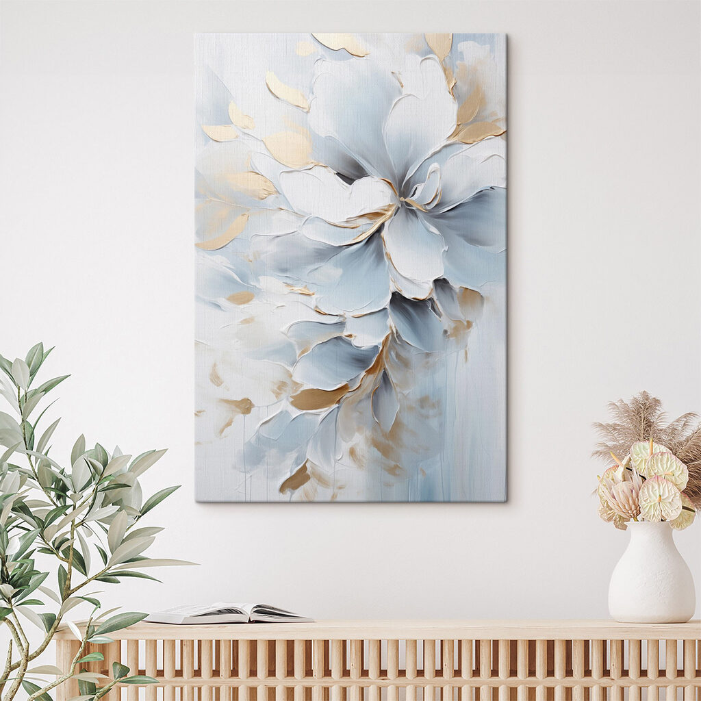 Flor em azul — interior 2
