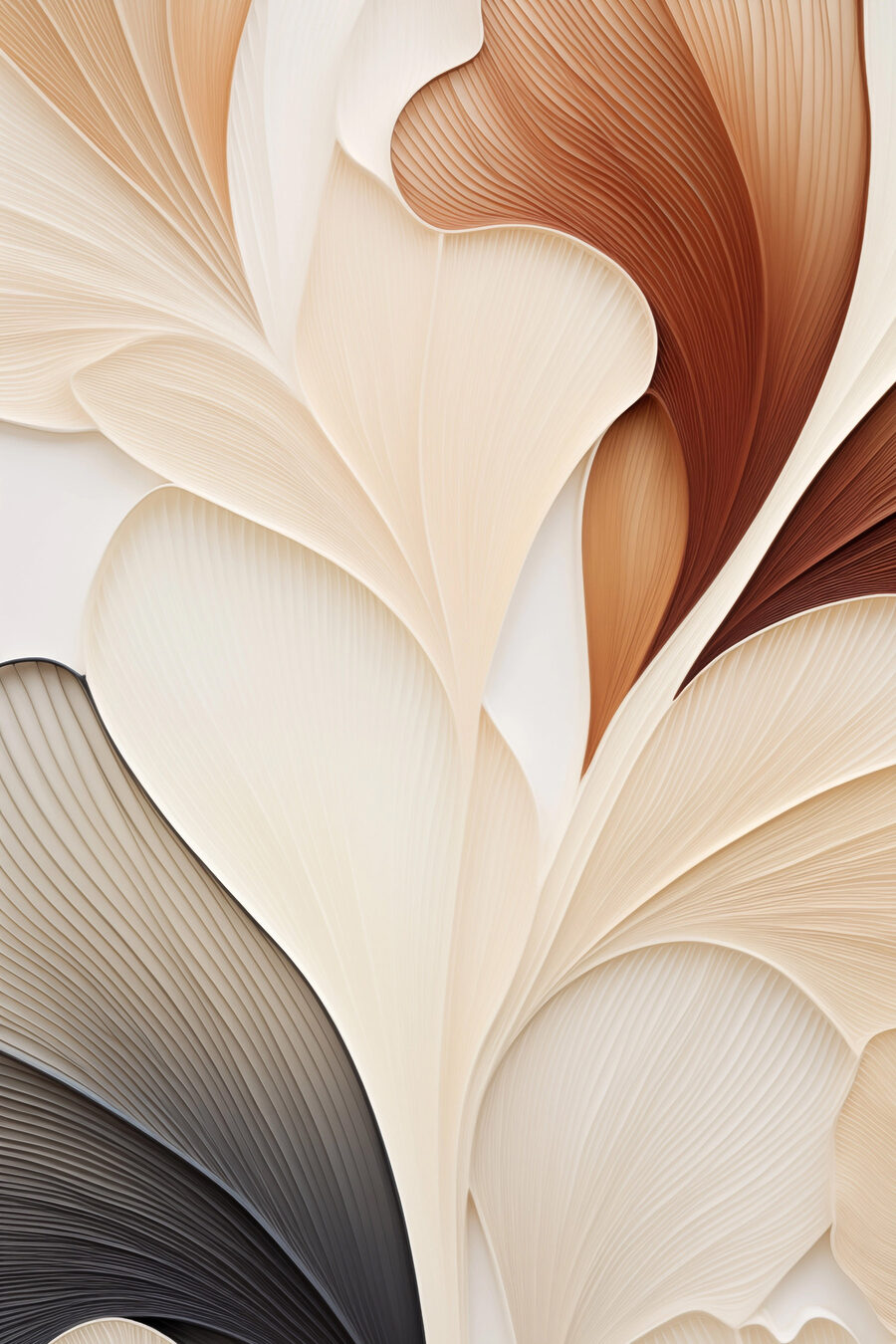 Pregas em tons terra — design completo