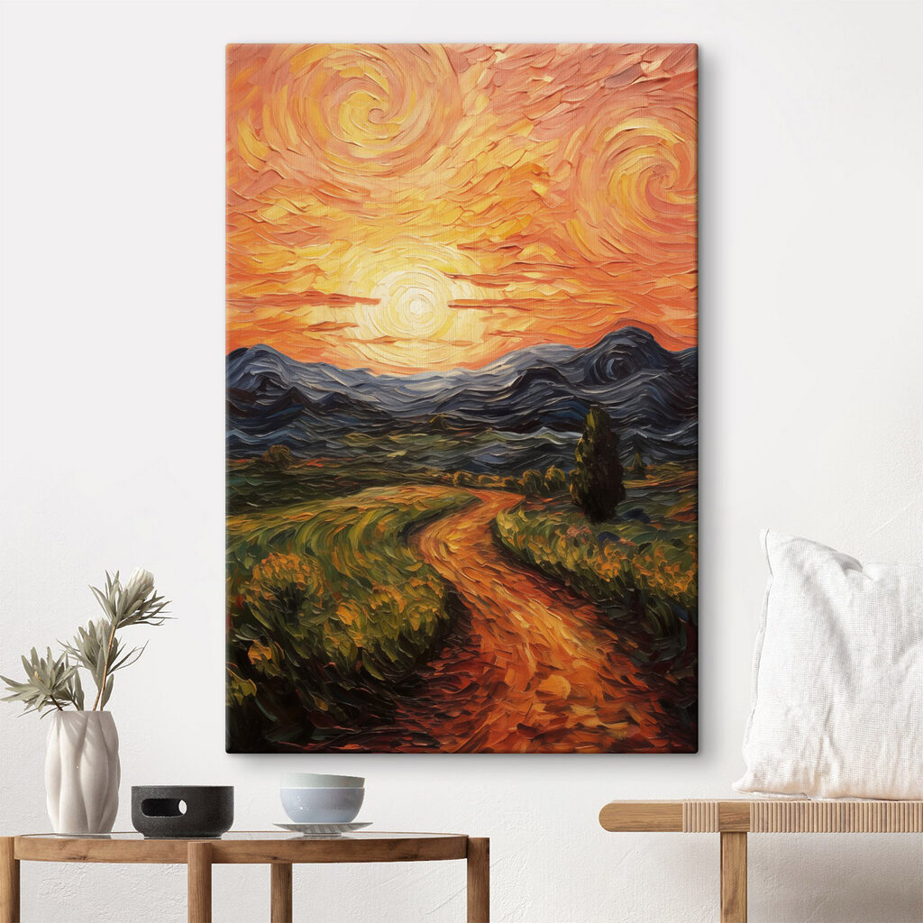 Caminho de montanha — interior 1