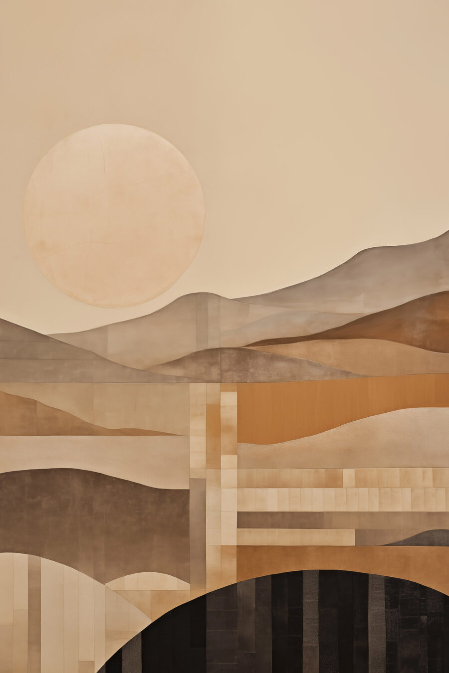 Sol cor de areia — design completo