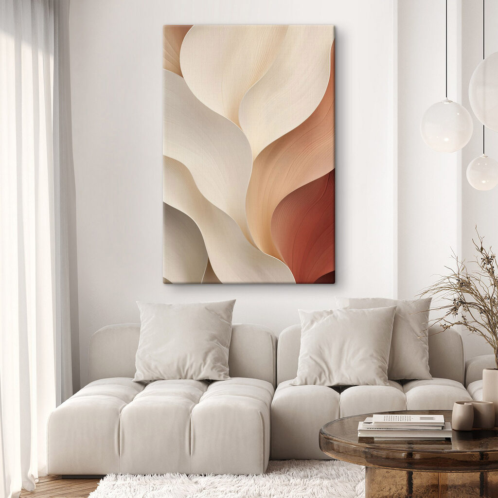 Curvas suaves em creme — interior 1