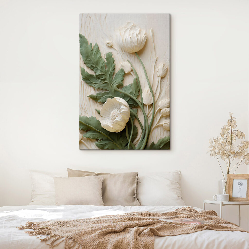 Folhas grandes, sombras suaves — interior 2