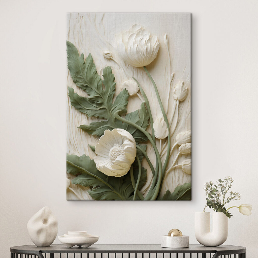 Folhas grandes, sombras suaves — interior 1
