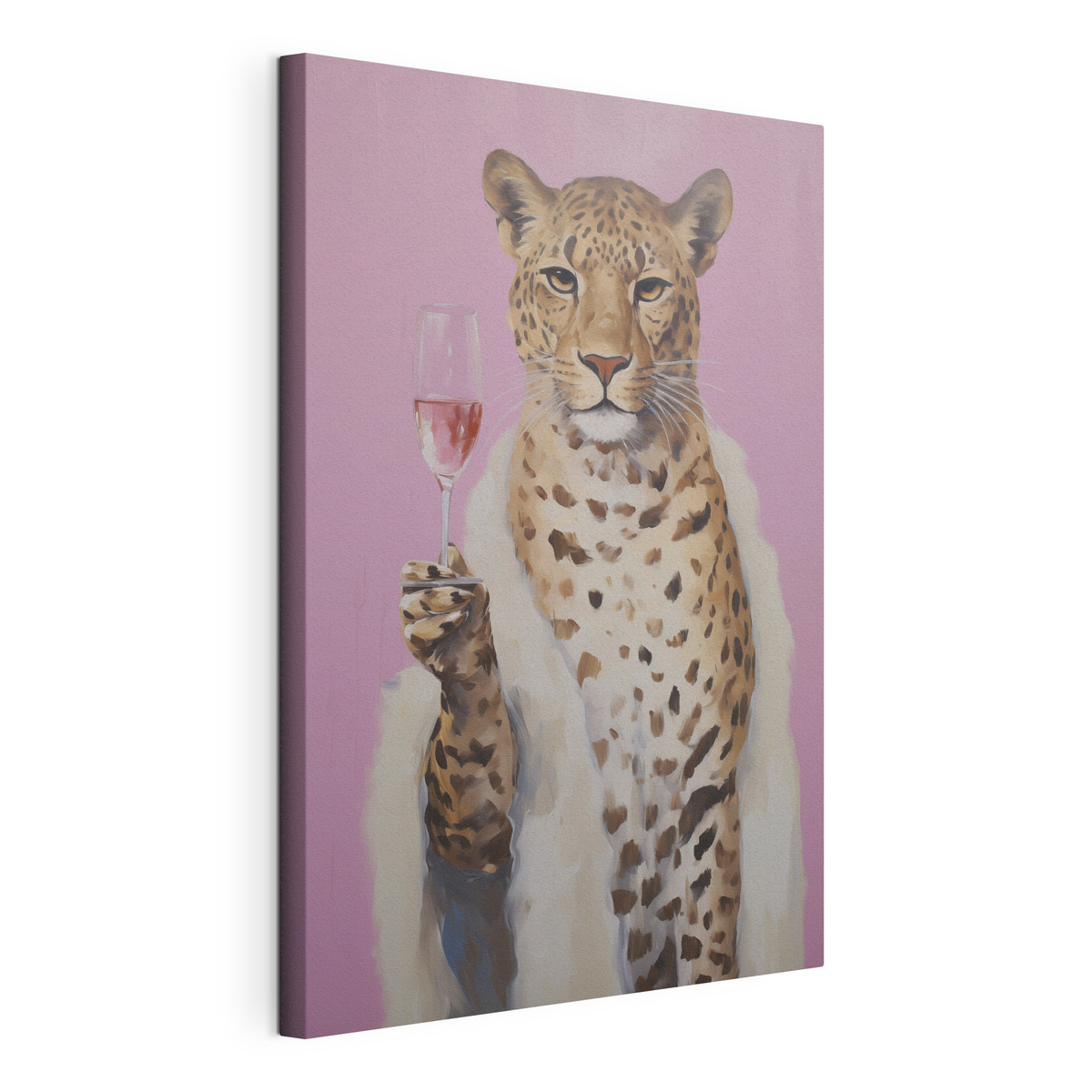 Leopardo com rosé — vista do produto