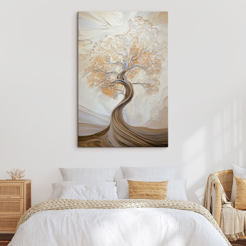 Árvore dourada em espiral — interior 2