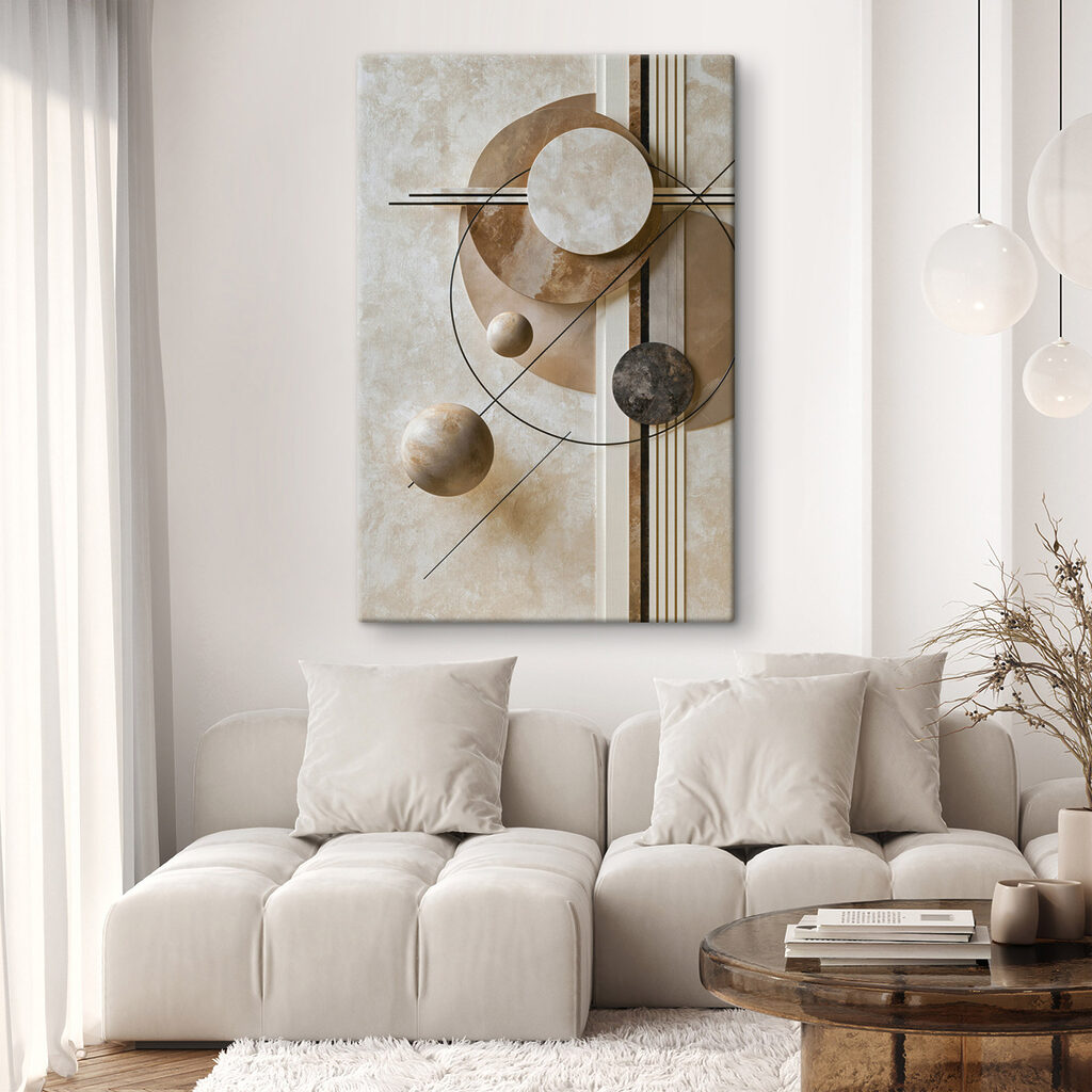Esferas e linhas cruzadas — interior 2