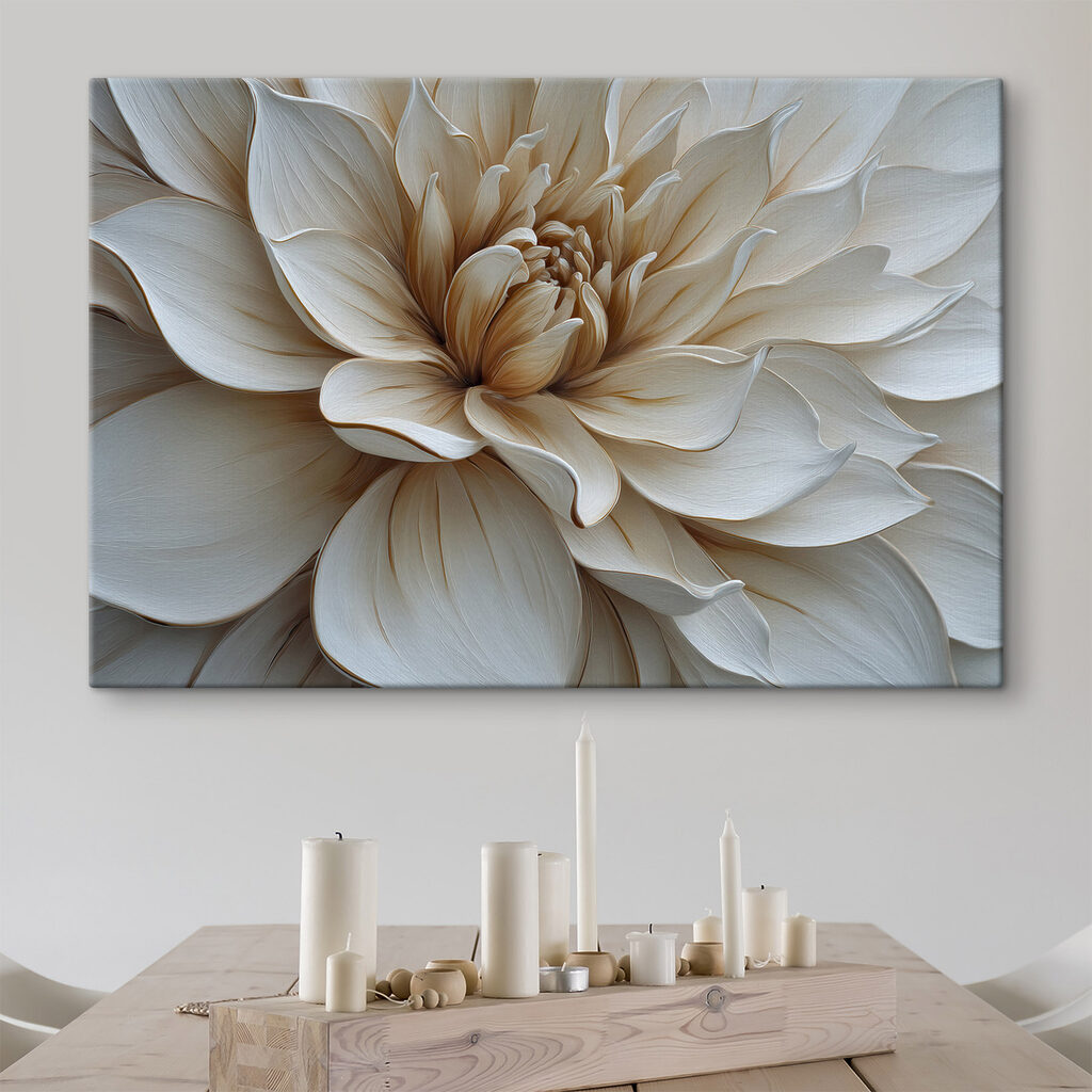 Flor de centro dourado — interior 2