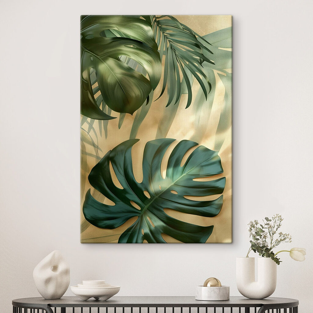 Monstera à luz filtrada — interior 1