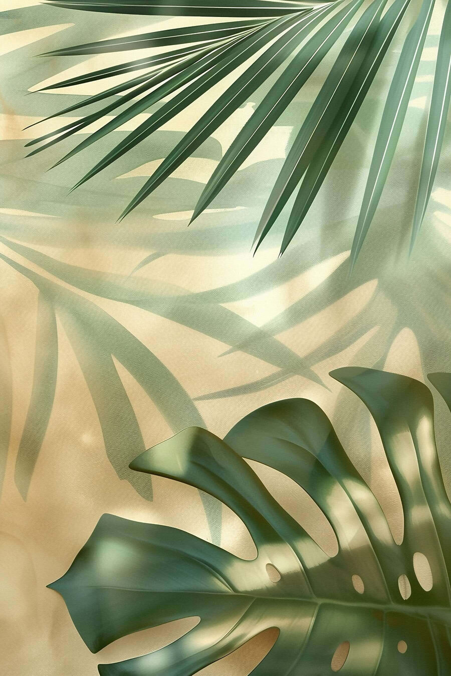 Palma de sombra larga — design completo