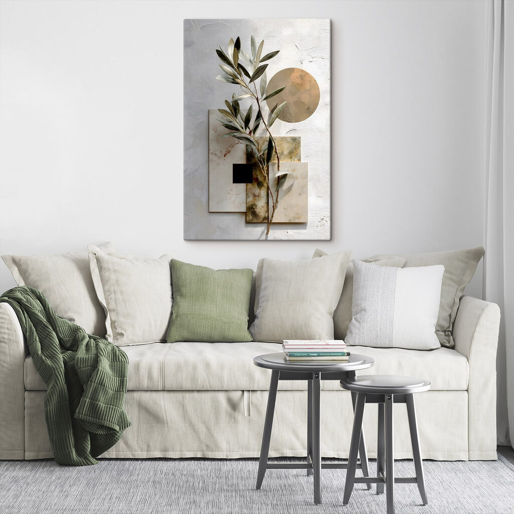 Folhas sobre formas geométricas — interior 2