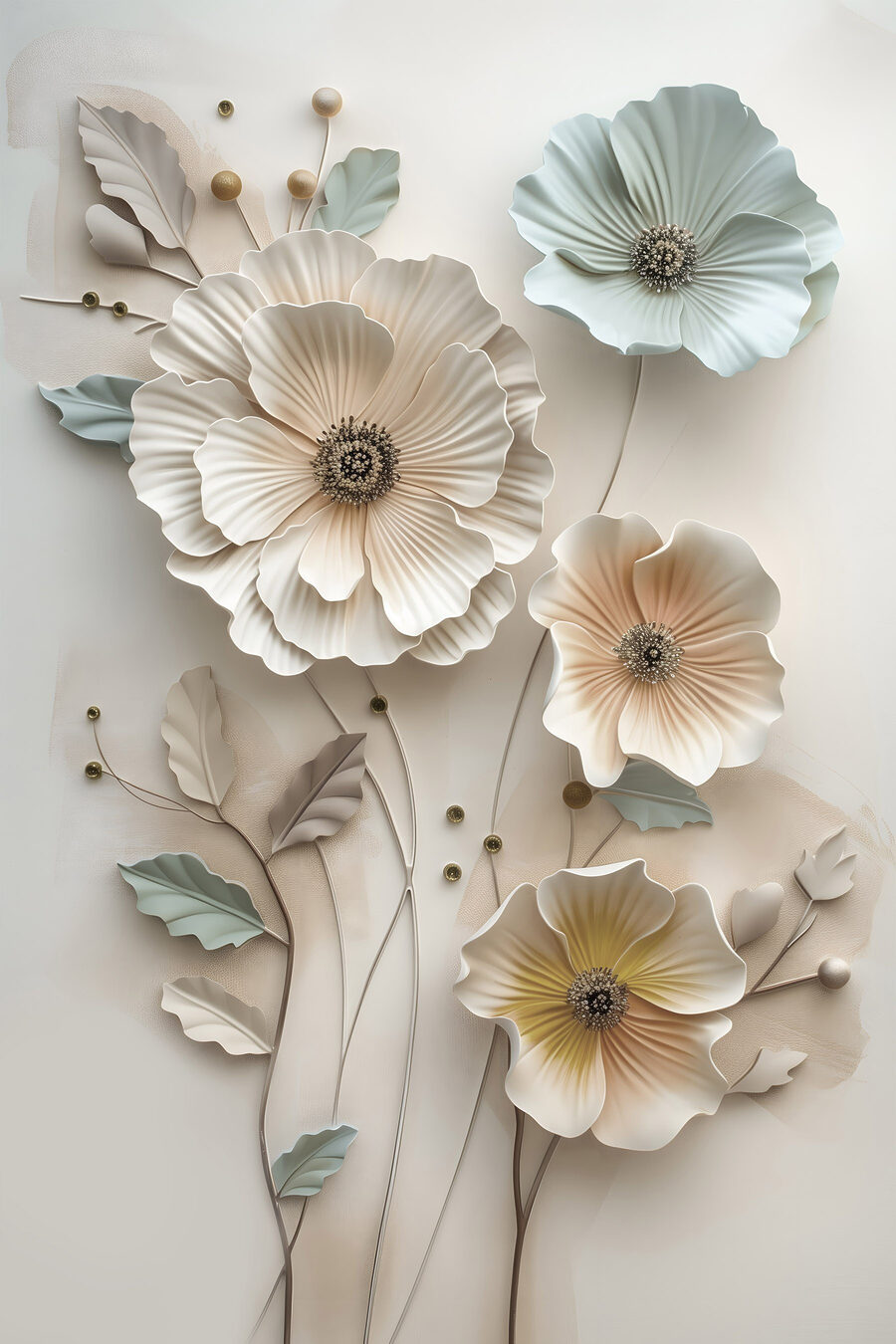 Formas leves nas hastes — design completo
