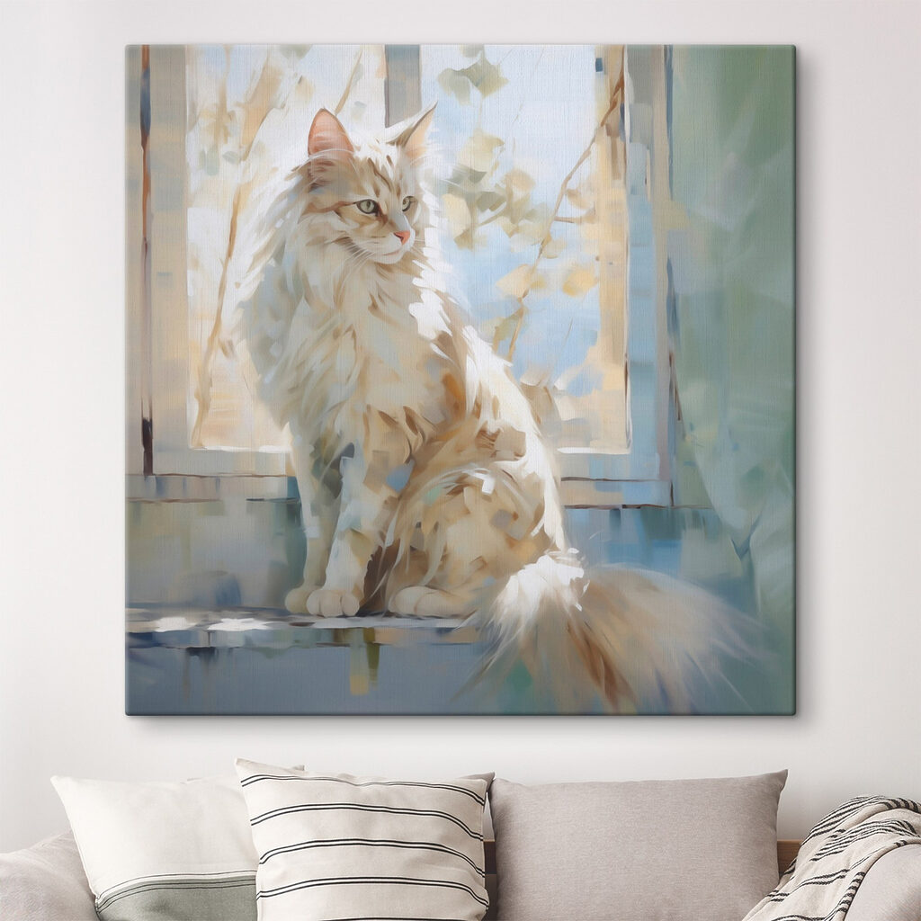 Gato de pelo comprido — interior 2