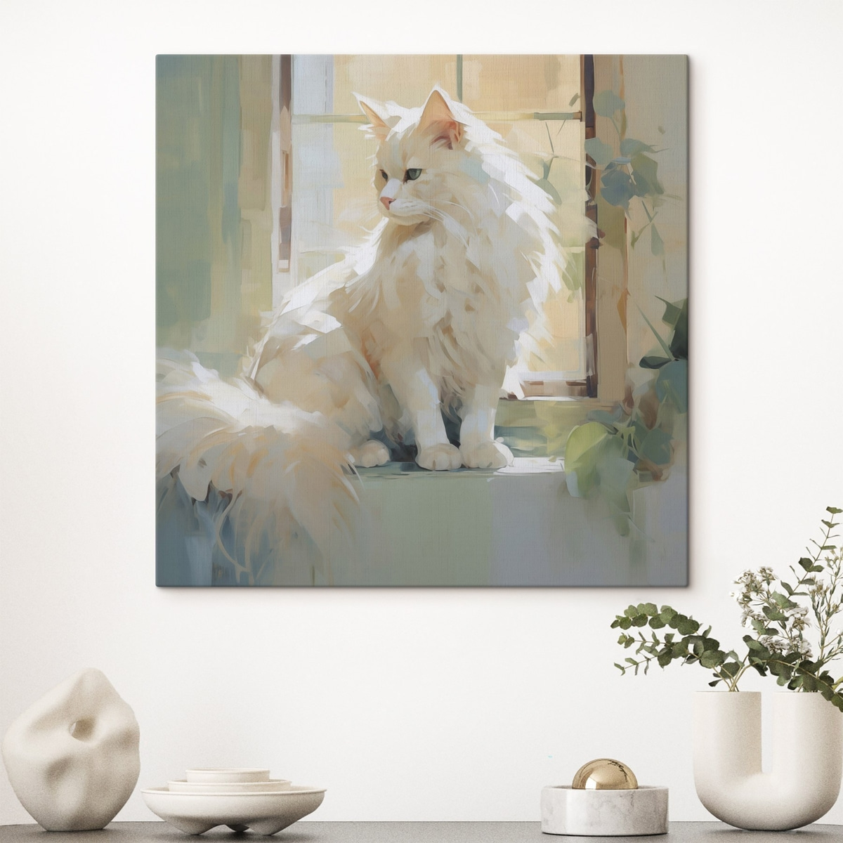 Gato junto à janela — interior 2
