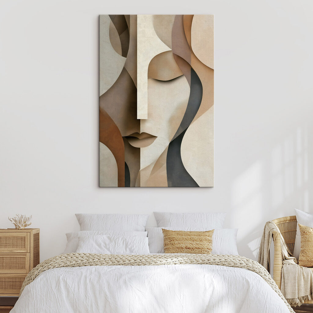 Rosto em formas curvas — interior 2