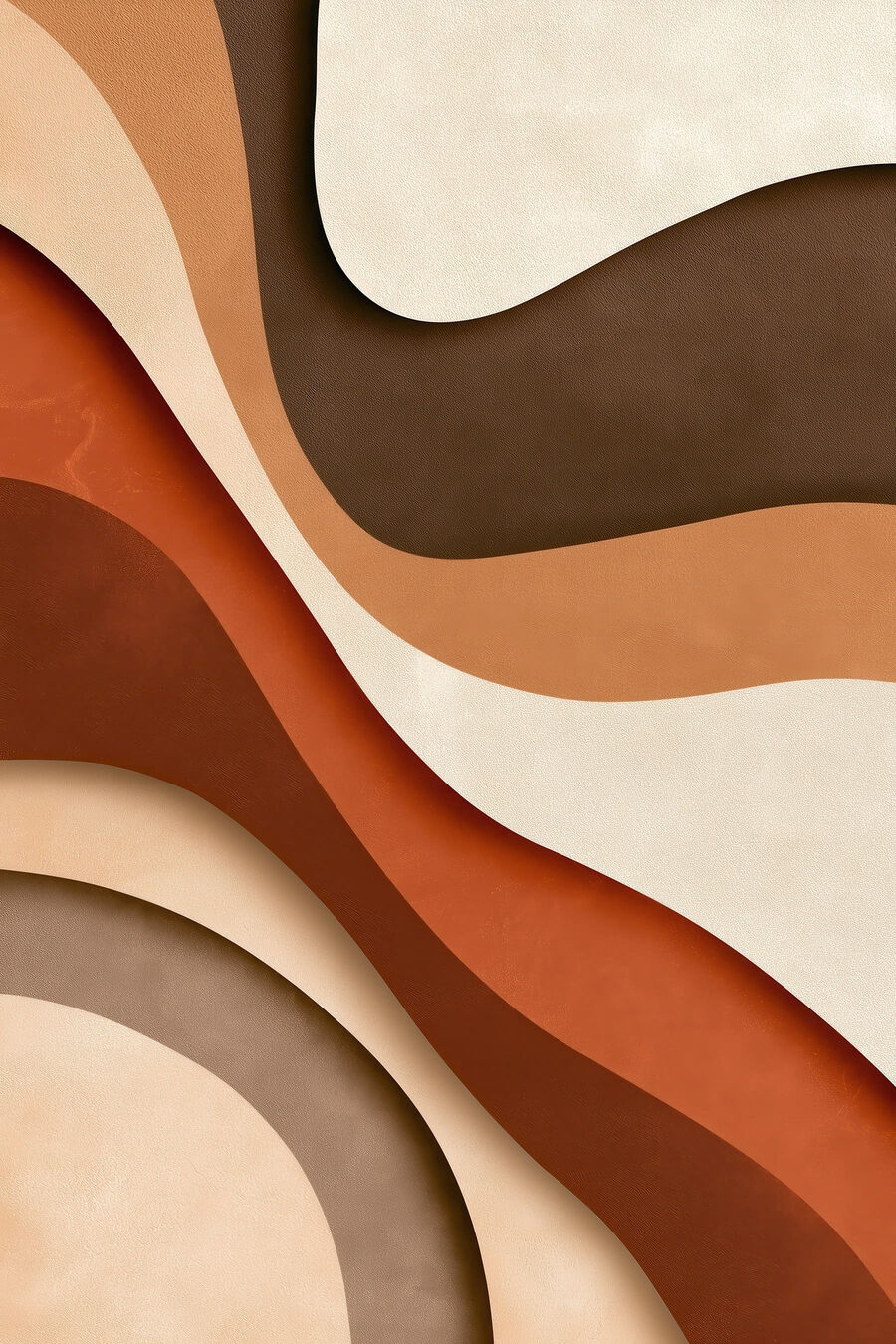Faixas castanhas a fundir-se — design completo