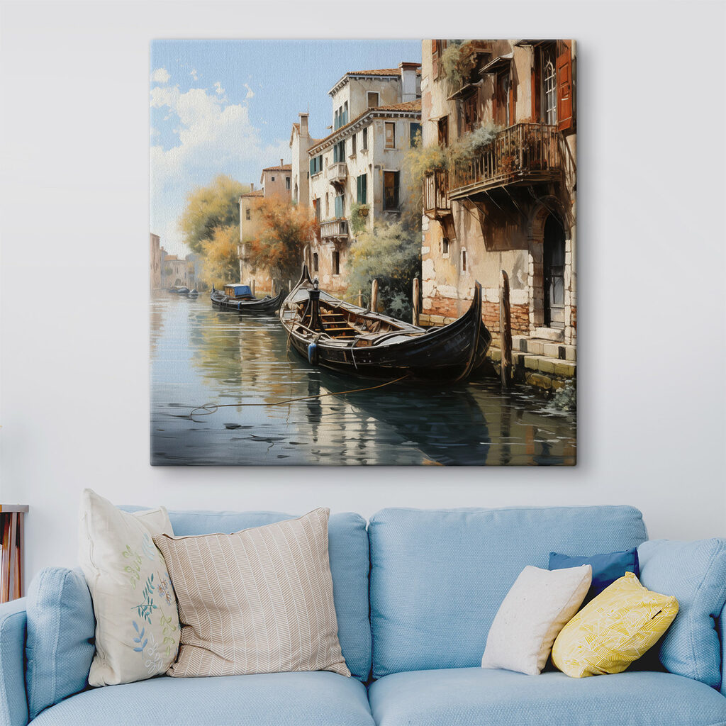 Gôndola junto ao canal — interior 2
