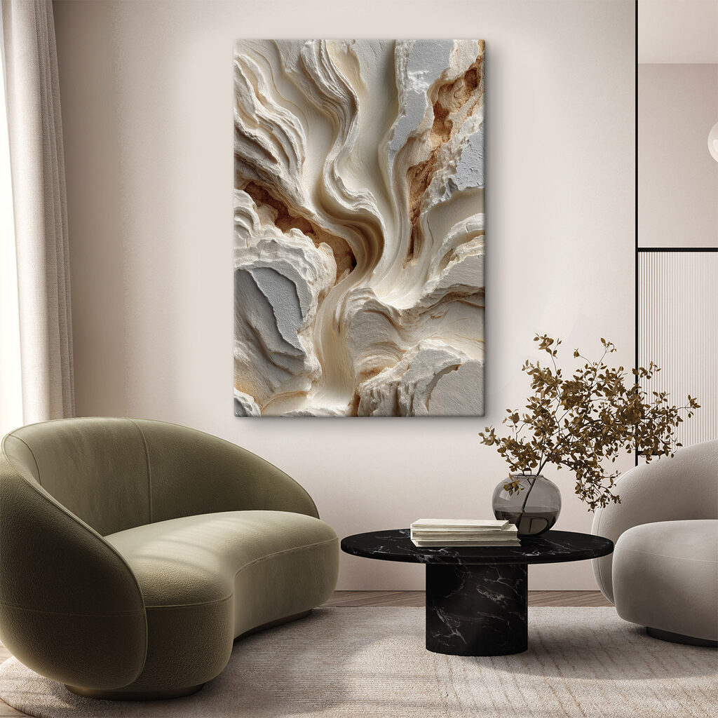 Ondas brancas recortadas — interior 1