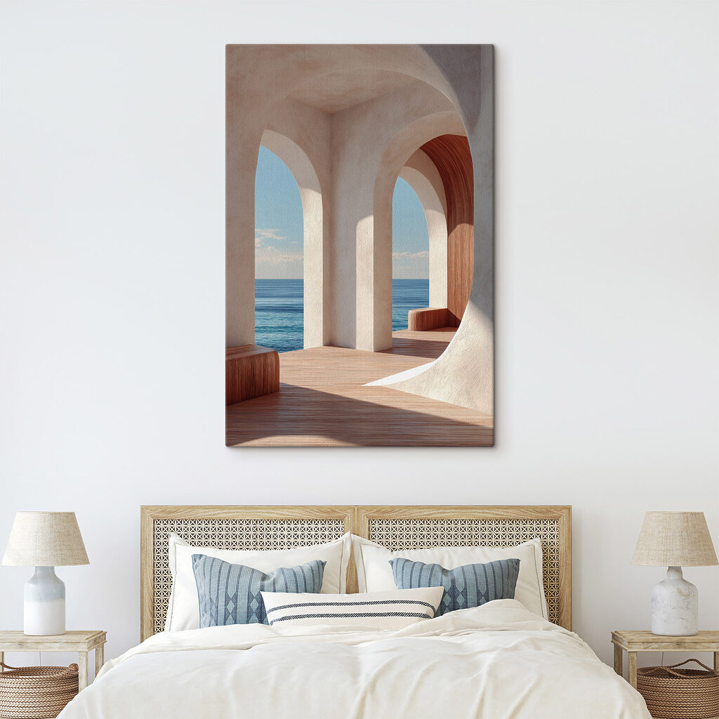 Sala de arcos luminosa — interior 1