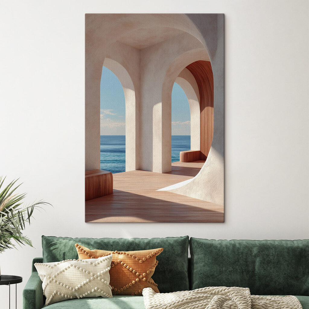 Sala de arcos luminosa — interior 2