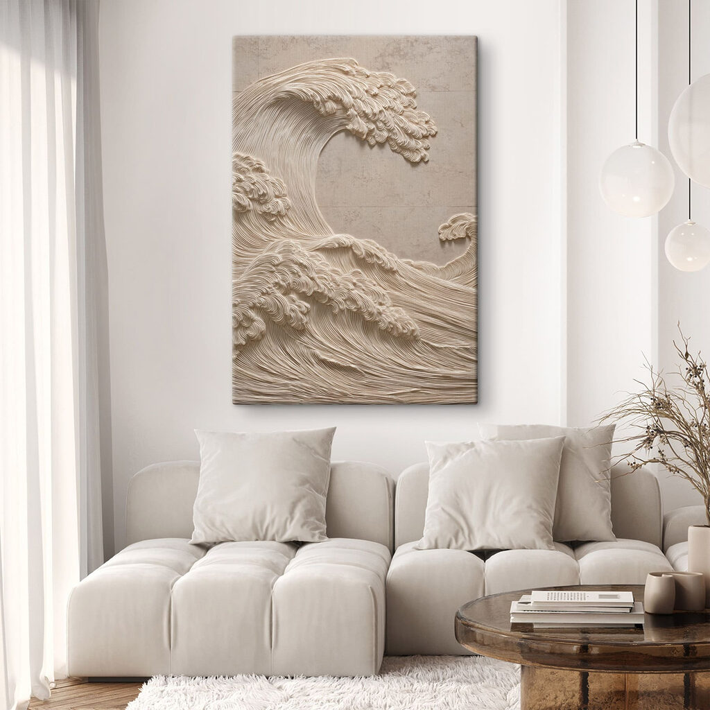 Onda em relevo — interior 2