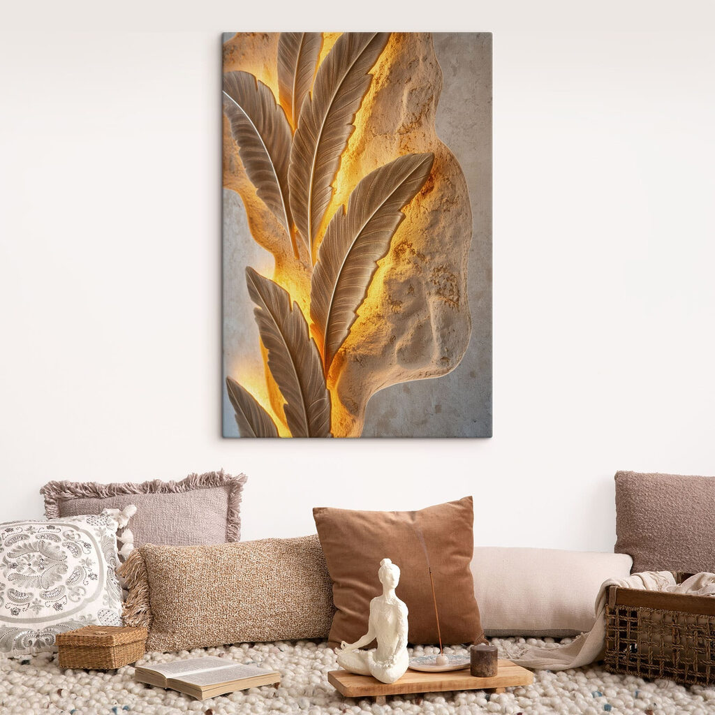 Folhas junto à luz — interior 2