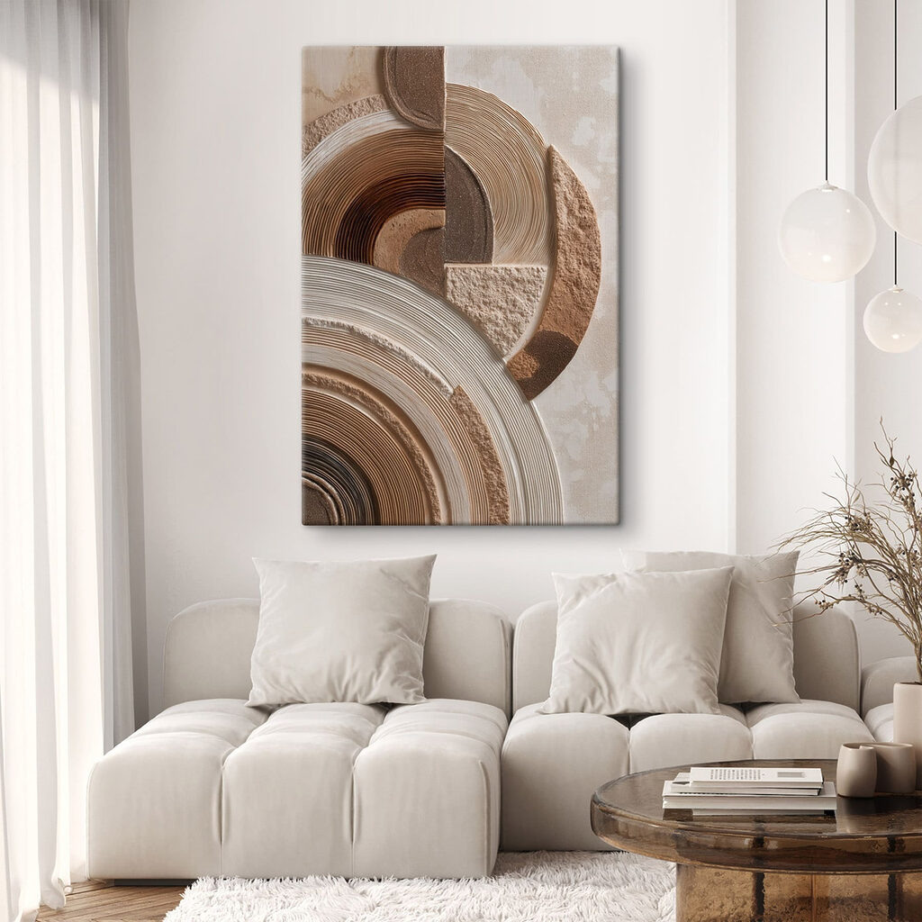 Semicírculos com estrias — interior 2