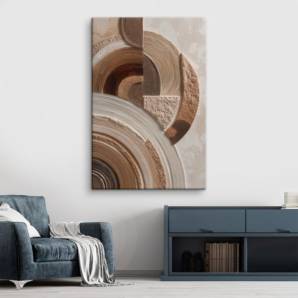 Semicírculos com estrias — interior 3