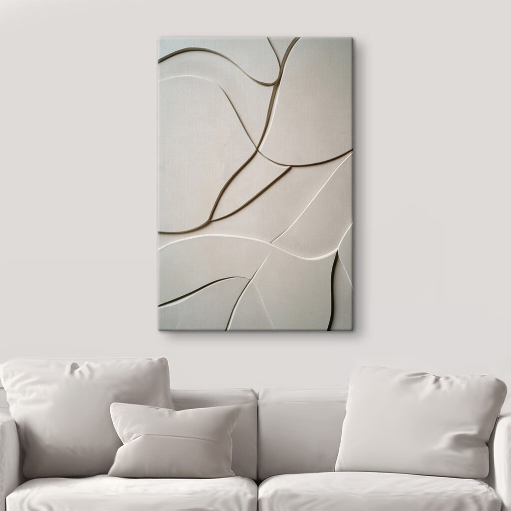 Linhas finas entre brancos — interior 2