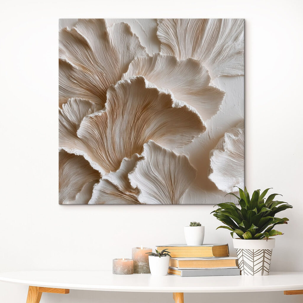 Folhas creme em camadas — interior 3