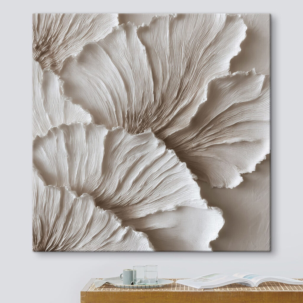 Bordas de folhas brancas — interior 1