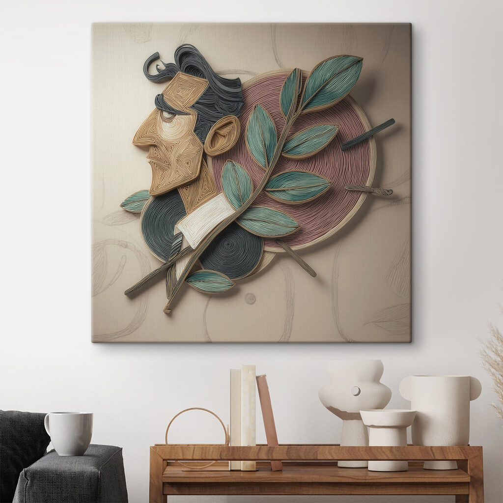 Perfil de homem — interior 1