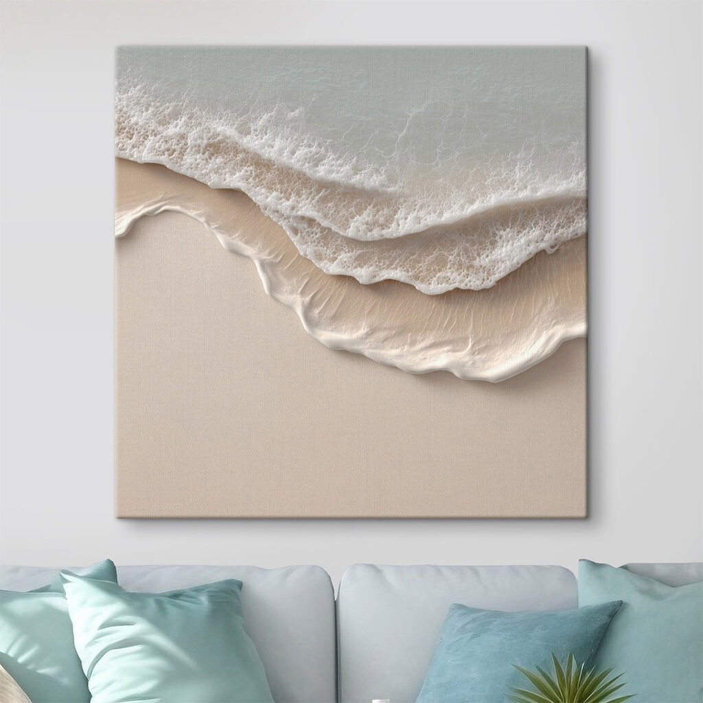 Espuma sobre areia — interior 2