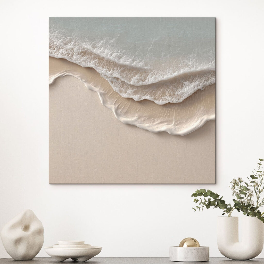 Espuma sobre areia — interior 3