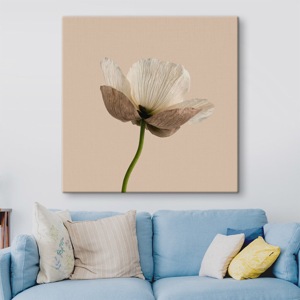 Flor em haste verde — interior 2