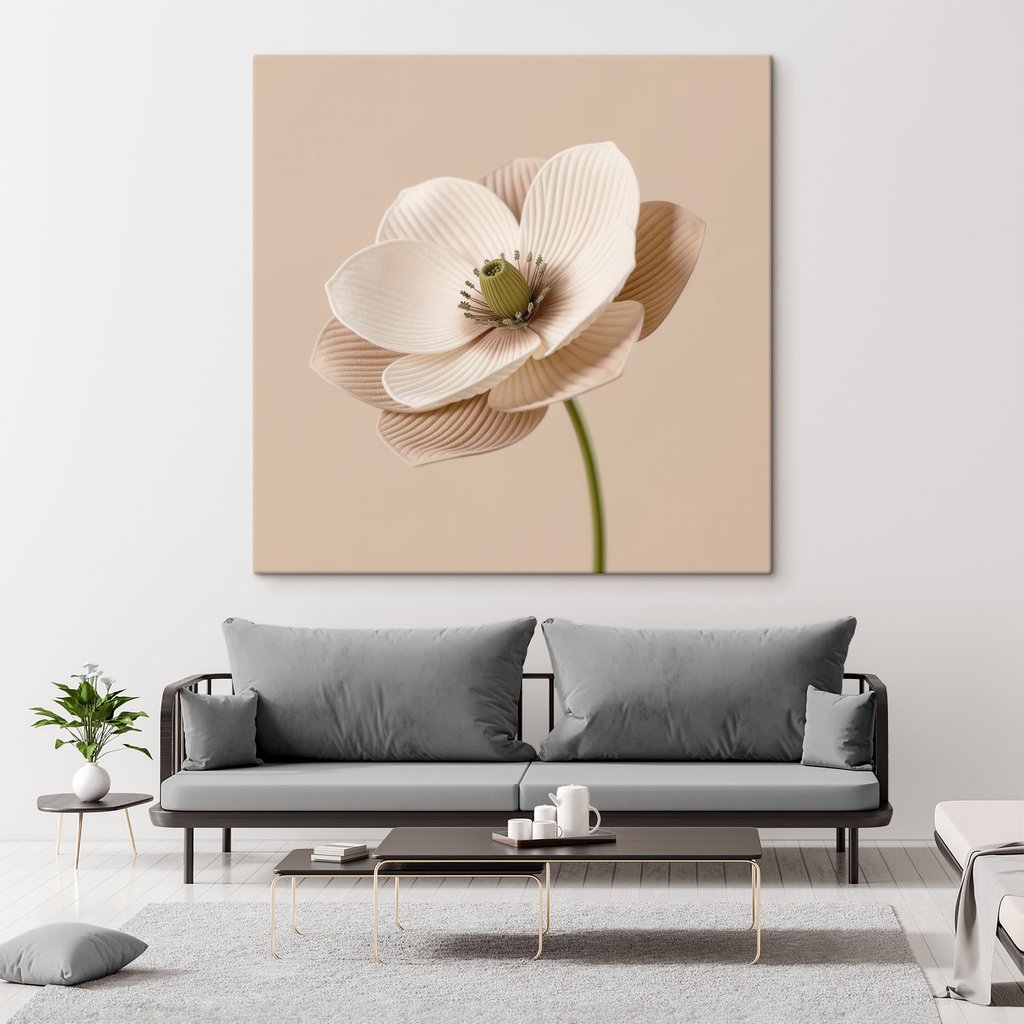 Flor estriada em areia — interior 2