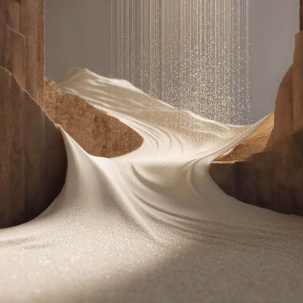 Areia entre rochas — design completo