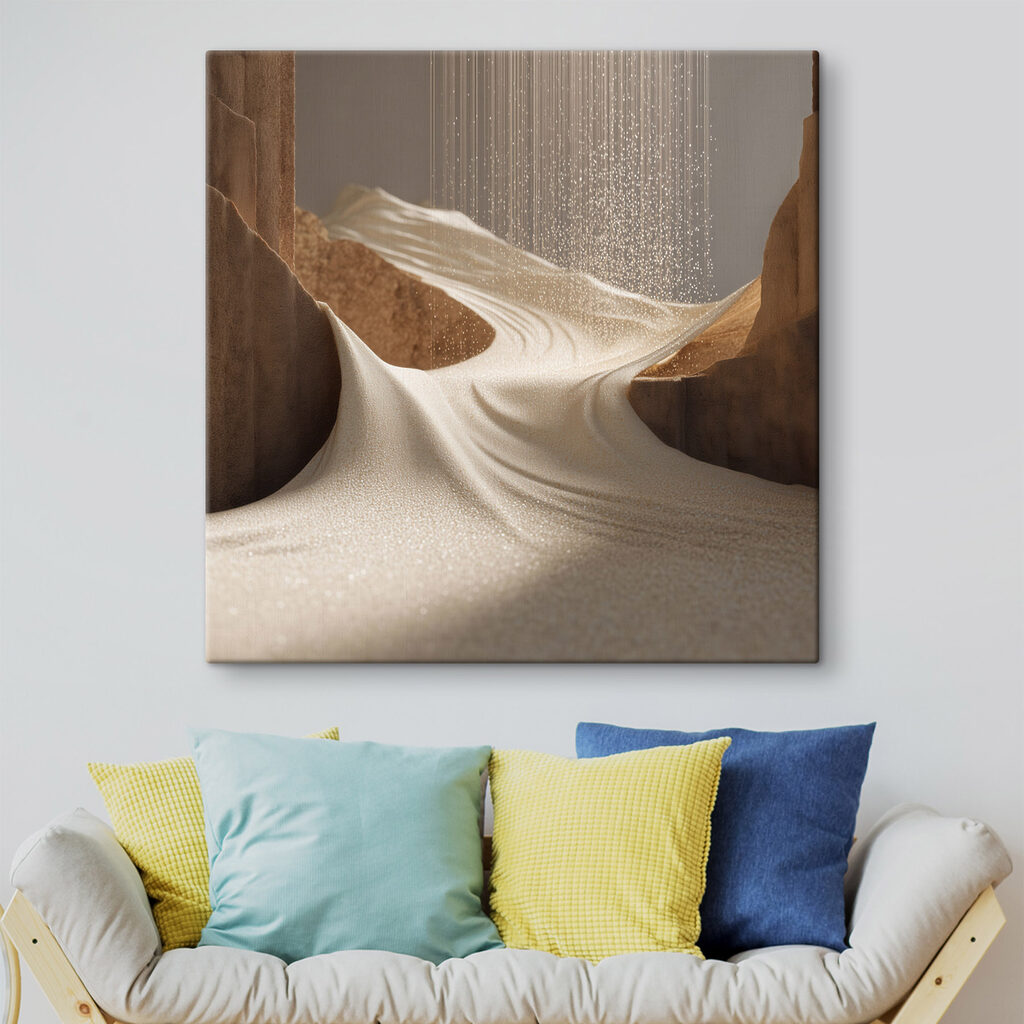 Areia entre rochas — interior 2