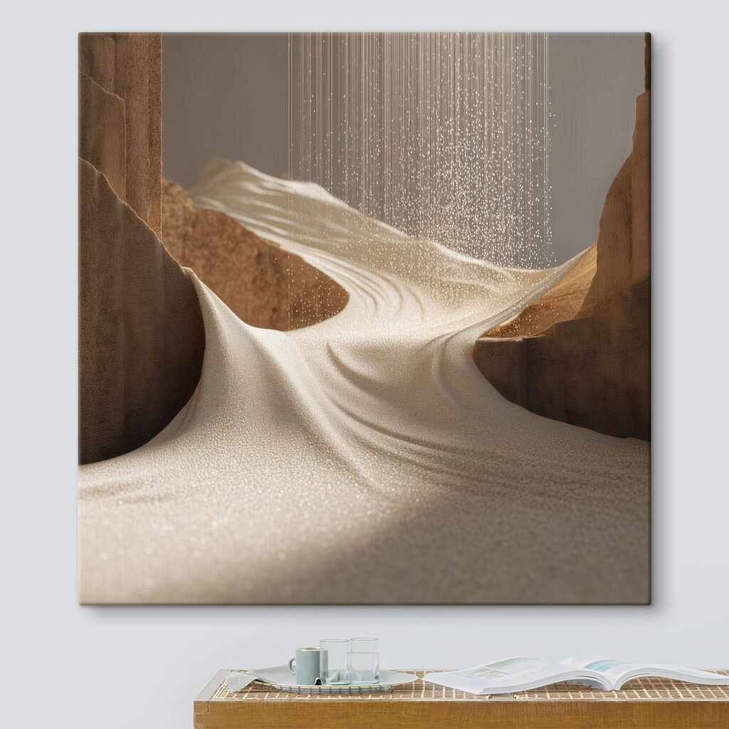 Areia entre rochas — interior 3