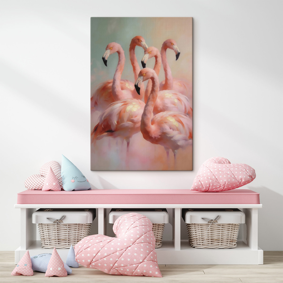 Flamingos cor-de-rosa — interior 3