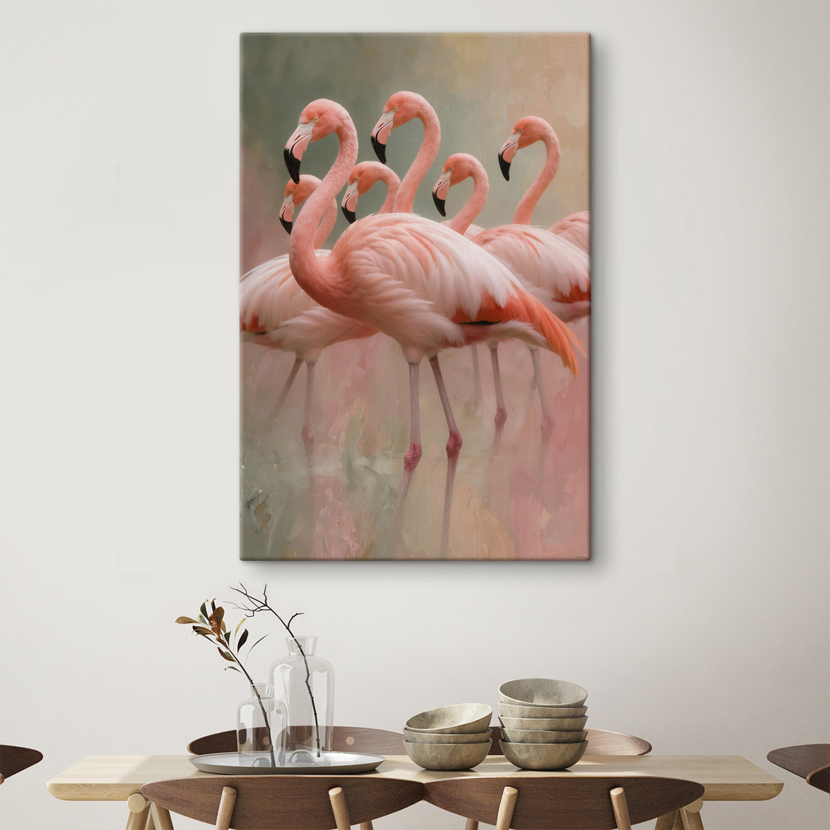 Bando de flamingos — interior 3