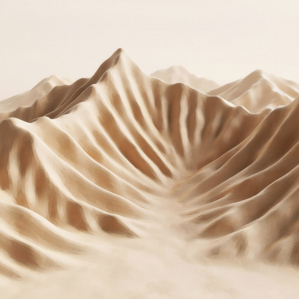 Cumes de areia — design completo